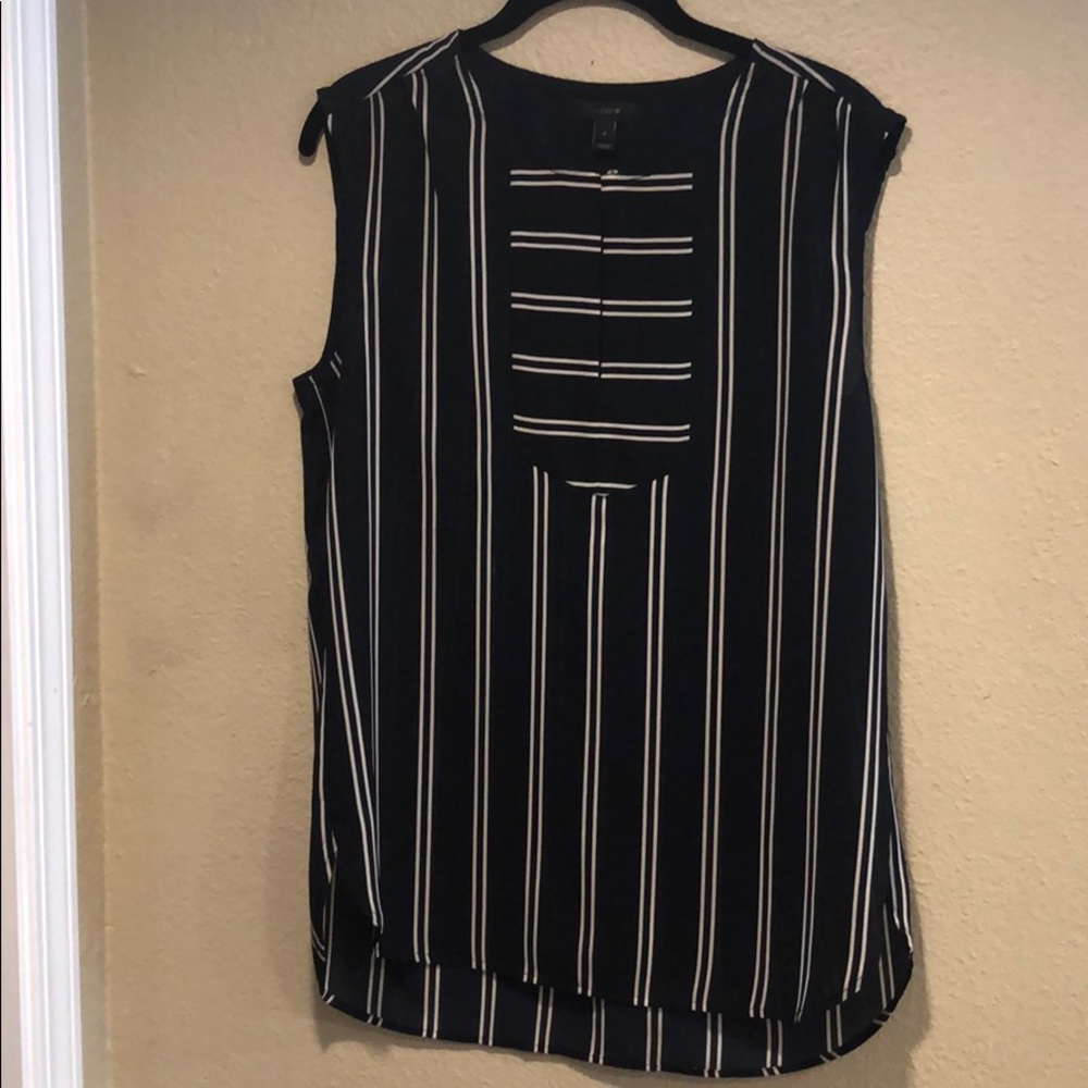 J.Crew sleeveless shirt, size 8